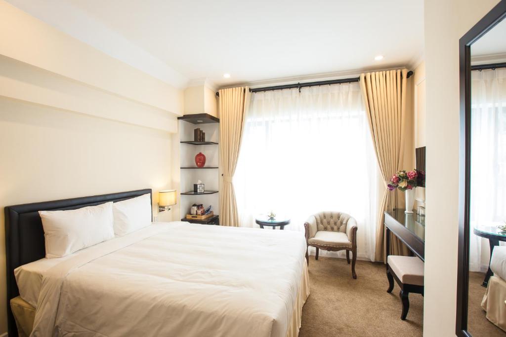 Двухместный (Улучшенный двухместный номер с 1 кроватью), Dinh Elegant Hanoi Hotel
