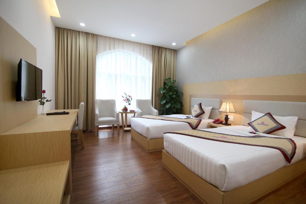 Двухместный (Двухместный номер Делюкс с 2 отдельными кроватями), Saigon Kim Lien Hotel