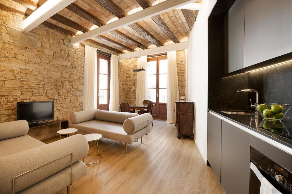 Апартаменты (Улучшенные апартаменты Делюкс с 1 спальней), Decô Apartments Barcelona-Born Apt.