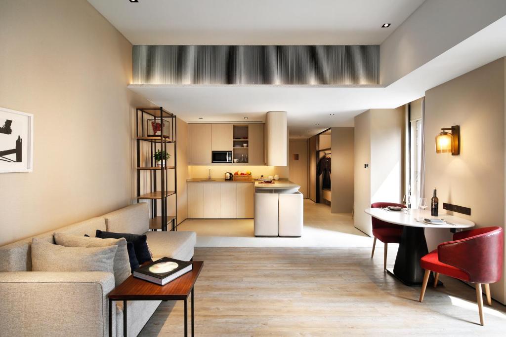 Двухместный (Двухместный номер с 2 односпальными кроватями Habitat 60+), Artyzen Habitat Dongzhimen Beijing