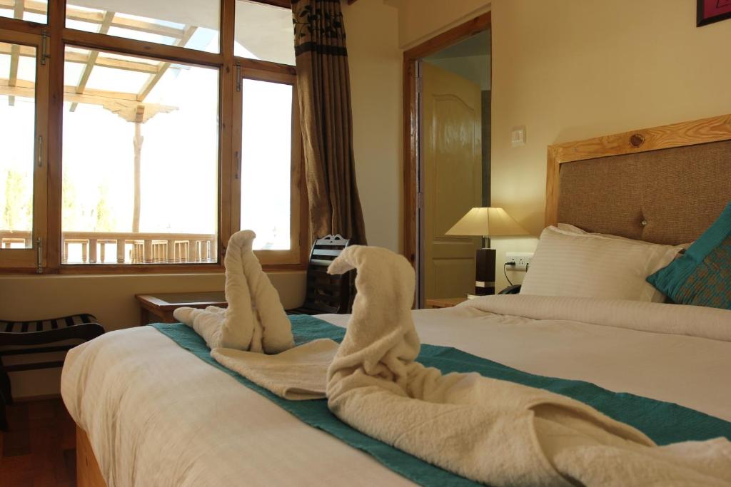 Двухместный (Двухместный номер Делюкс с 1 кроватью), Chonjor Residency Leh