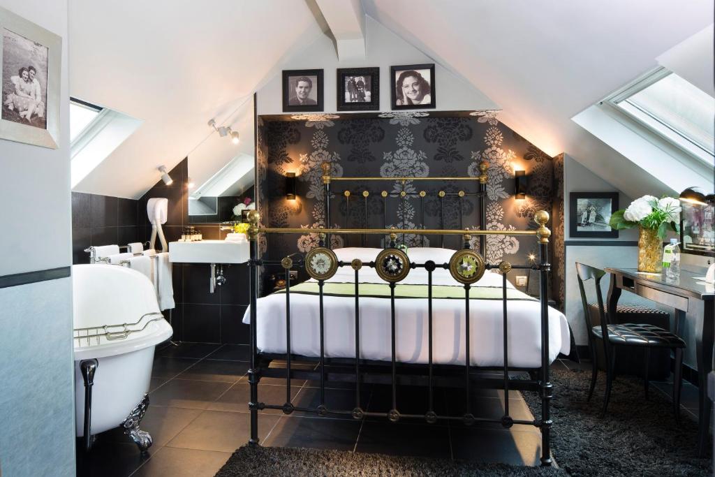 Двухместный (Дизайнерский номер на верхнем этаже с ванной), Hotel Design Sorbonne