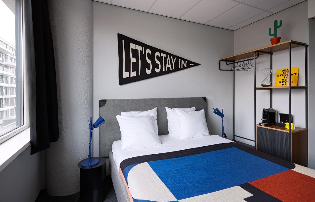 Двухместный (Двухместный номер Делюкс с 1 кроватью), The Student Hotel Amsterdam West