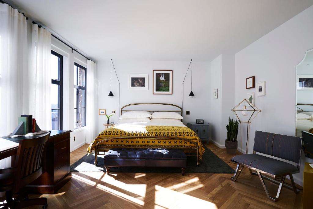 Двухместный (Номер District с кроватью размера «king-size»), The LINE Hotel DC