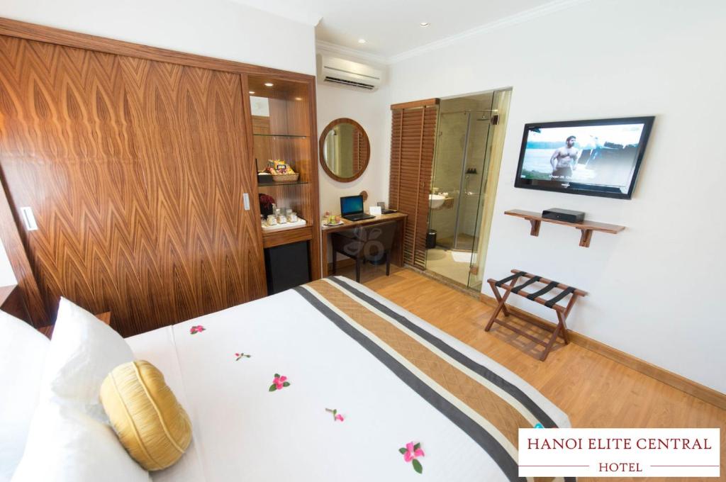 Двухместный (Двухместный номер Делюкс с 1 кроватью), Hanoi Elite Hotel
