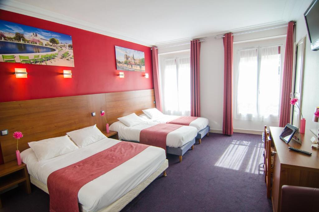 Четырехместный (Четырехместный номер), Hotel Paris Bruxelles