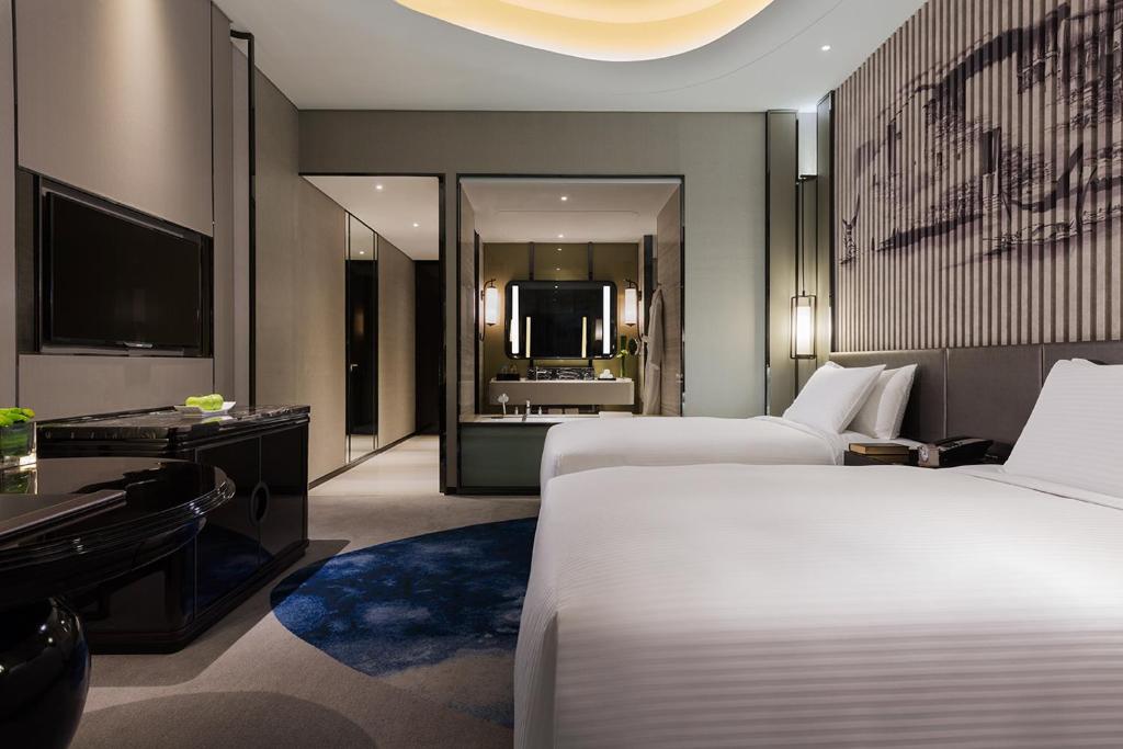 Двухместный (Двухместный номер Делюкс с 2 отдельными кроватями), Wanda Realm Hotel Wuhu