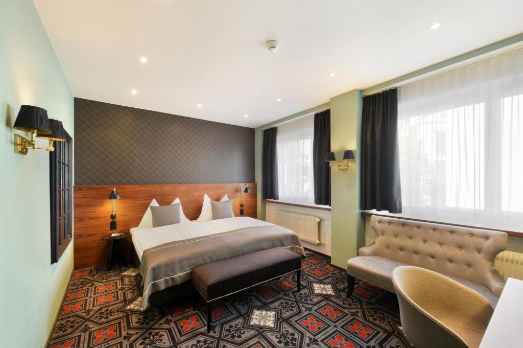 Двухместный (Улучшенный двухместный номер с 1 кроватью), Hotel City Zürich