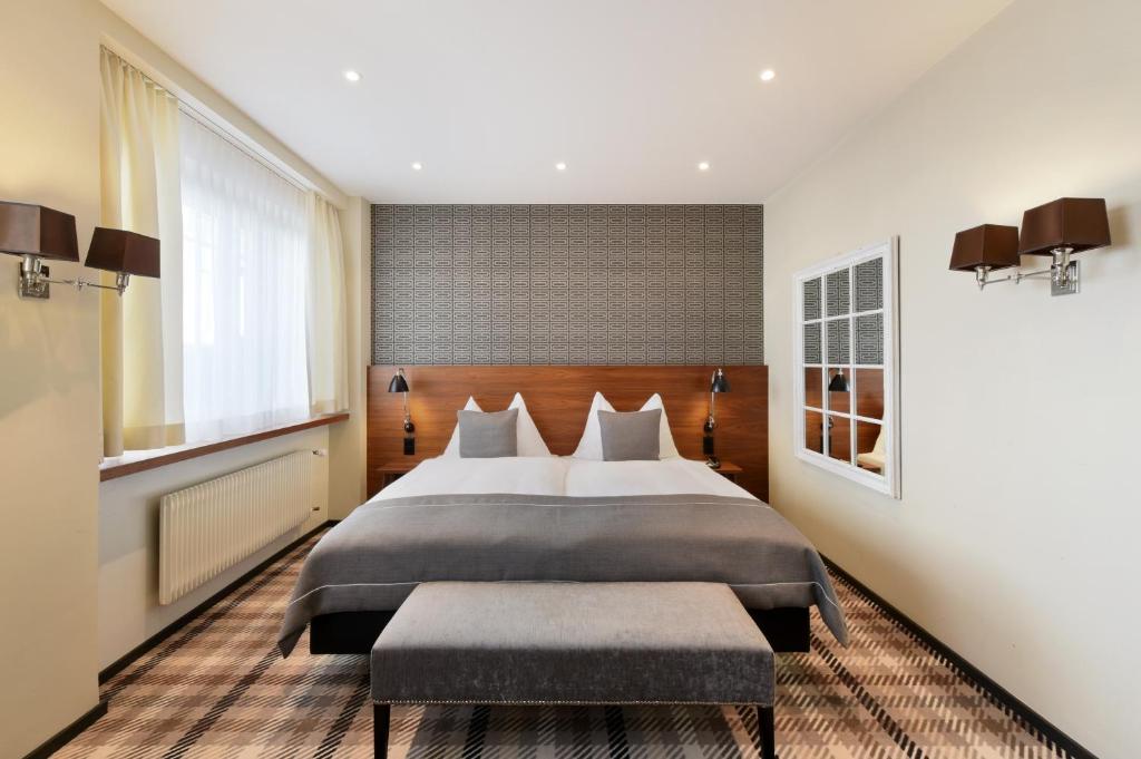 Двухместный (Улучшенный двухместный номер с 1 кроватью), Hotel City Zürich