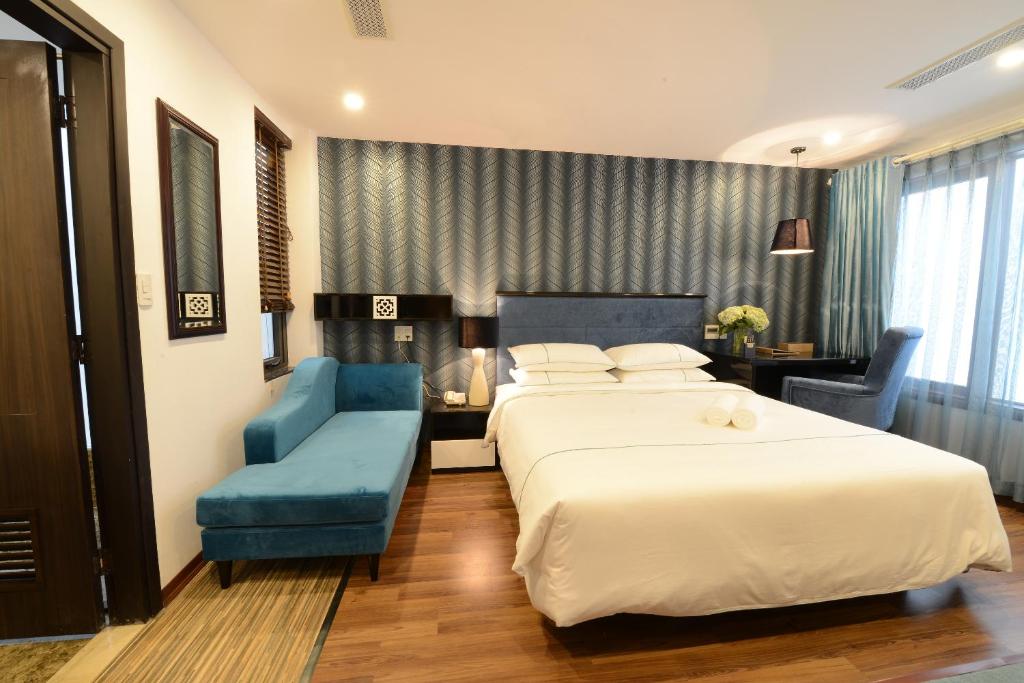 Двухместный (Двухместный номер Делюкс с 1 кроватью), Hanoi Emerald Waters Hotel & Spa