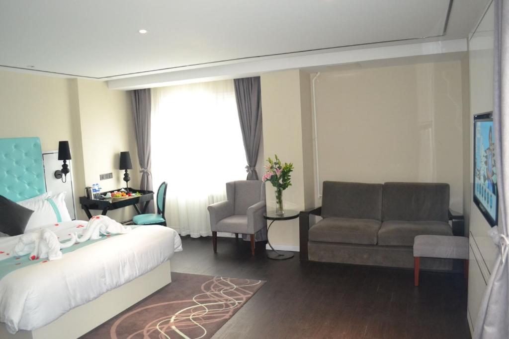 Двухместный (Классический двухместный номер с 1 кроватью), Xana Hotelle Beijing Tianqiao