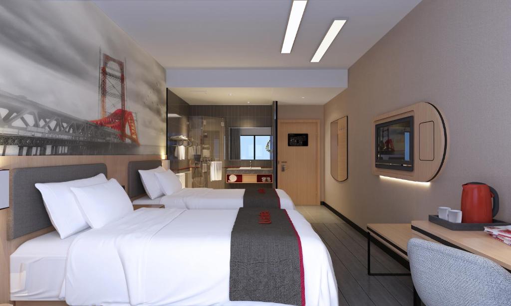 Thank Inn Chain Hotel Shandong Qingdao Huangdao Wangtai Juyang Road photo 3