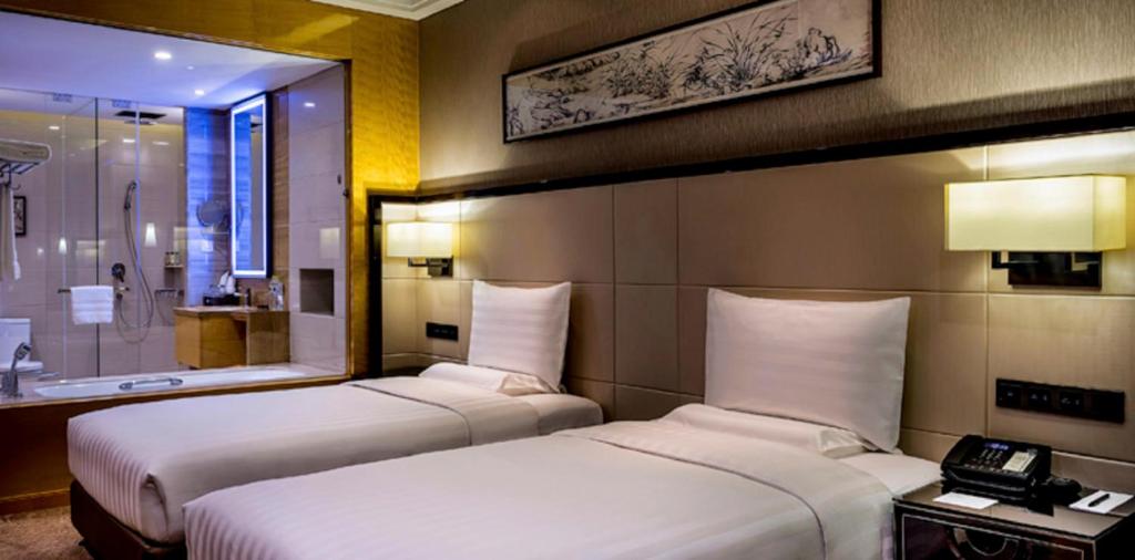 Двухместный (Двухместный номер Делюкс с 2 отдельными кроватями), Pullman Qingdao Ziyue
