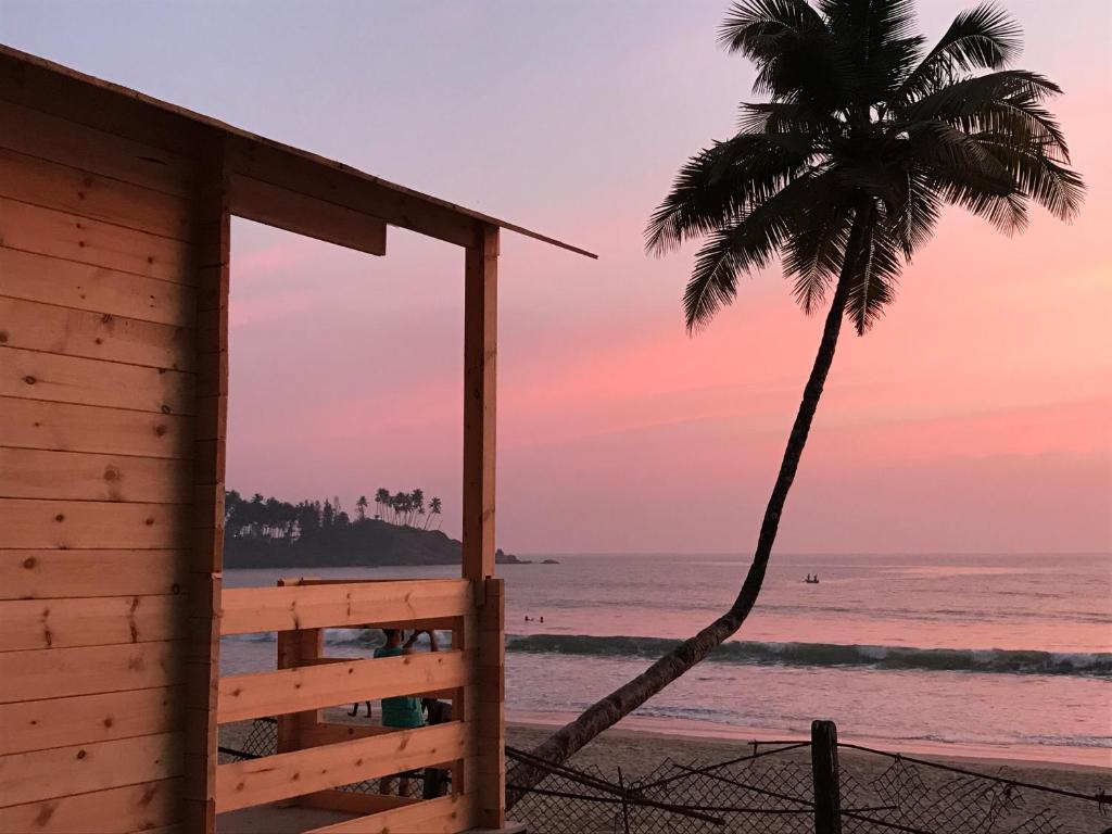 Двухместный (Улучшенное бунгало с видом на пляж), Roundcube Beach Bungalows