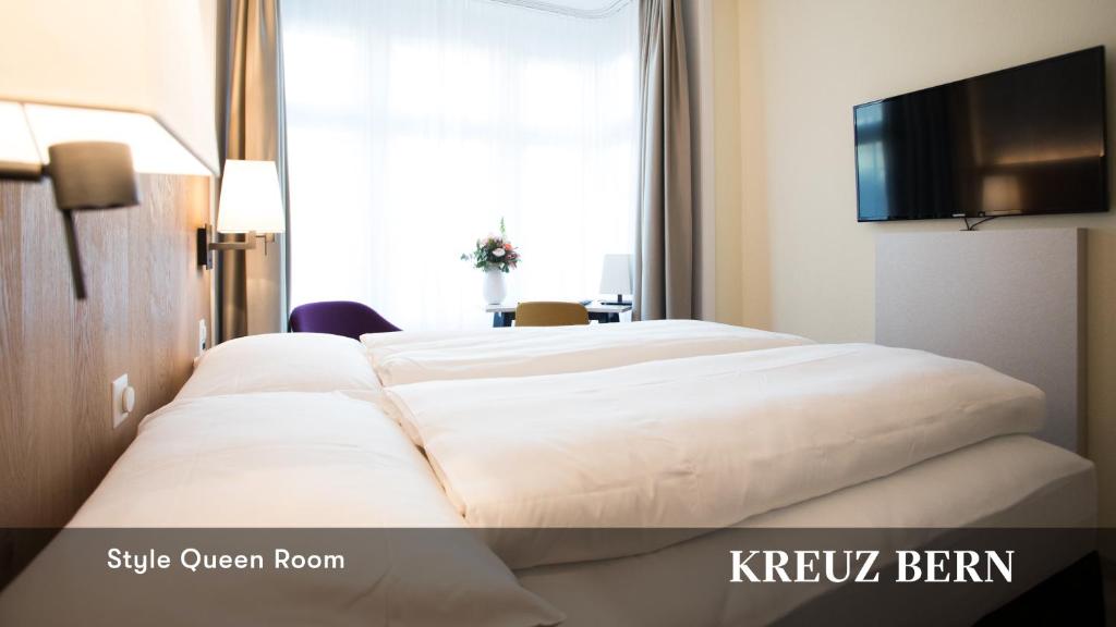 Двухместный (Стильный номер с кроватью размера «queen-size»), Hotel Kreuz Bern