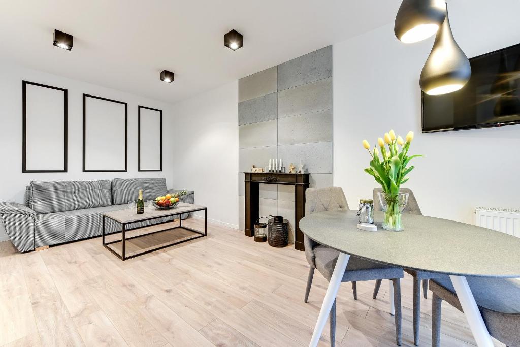 Апартаменты (Апартаменты Делюкс с террасой (парковка)), Angielska Grobla Apartinfo Apartments