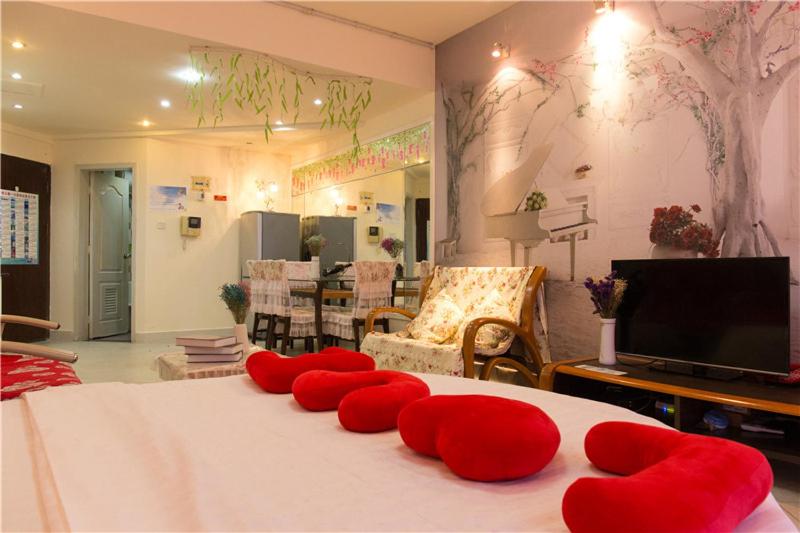 Двухместный (Номер с кроватью размера «queen-size», вид на море), Sanya Fang Jie Hotel