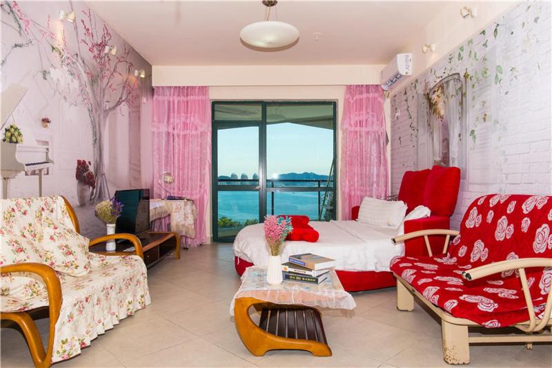 Двухместный (Номер с кроватью размера «queen-size», вид на море), Sanya Fang Jie Hotel