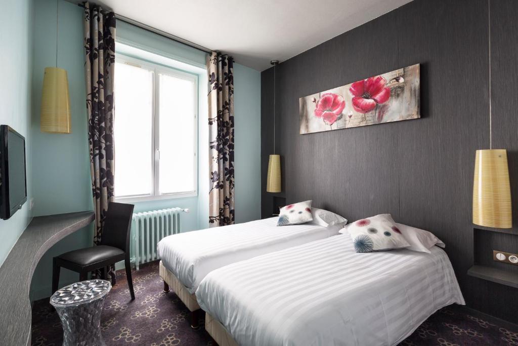 Двухместный (Двухместный номер с 2 отдельными кроватями), Hôtel du Palais