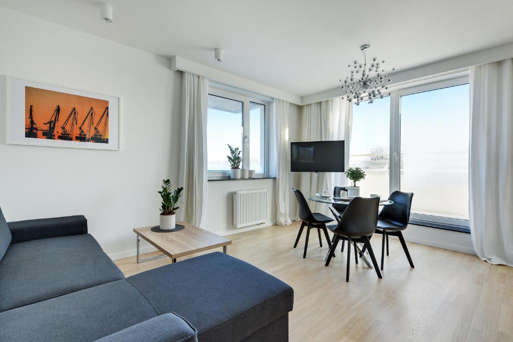 Апартаменты (Апартаменты с балконом (парковка)), Angielska Grobla Apartinfo Apartments