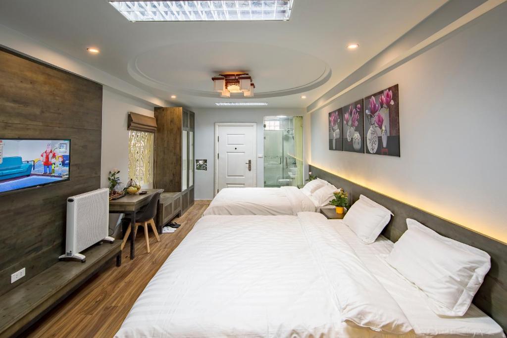 Трехместный (Трехместный номер с балконом), Hanoi Moon Cactus