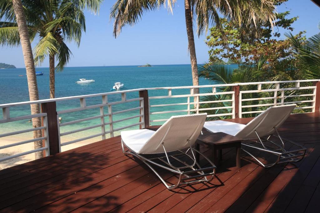 Вилла (Вилла с 2 спальнями и видом на океан), Koh Chang Cliff Beach Resort