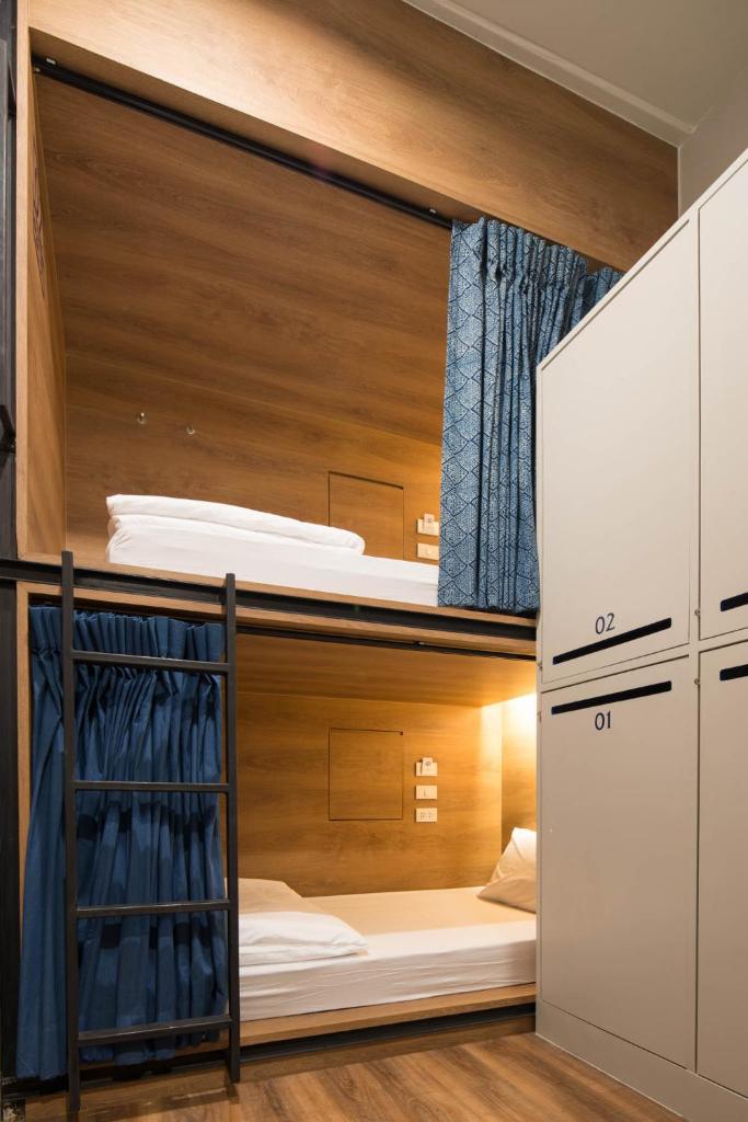 Номер (Кровать в общем 4-местном номере для мужчин и женщин), Natee Hostel