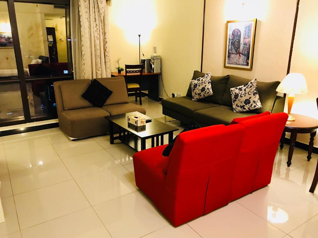 Апартаменты (Апартаменты с 2 спальнями), UJC bukit bitang service suite @ times square