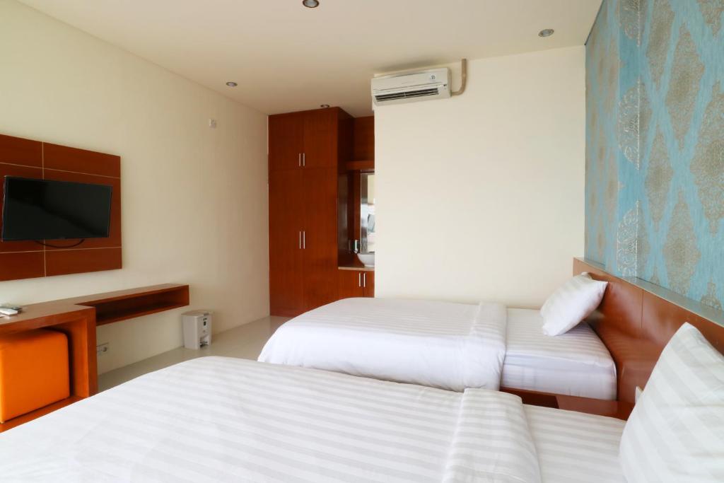 Двухместный (Двухместный номер Делюкс с 2 отдельными кроватями), The Umah Pandawa Hotel and Villas