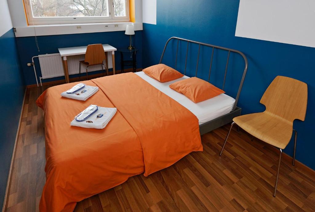 Двухместный (Двухместный номер с 1 кроватью и общей ванной комнатой), CheapSleep Hostel Helsinki