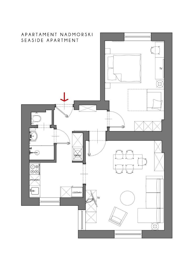 Апартаменты (Апартаменты с 1 спальней - Majkowskiego Street, 8/1), Sanhaus Apartments
