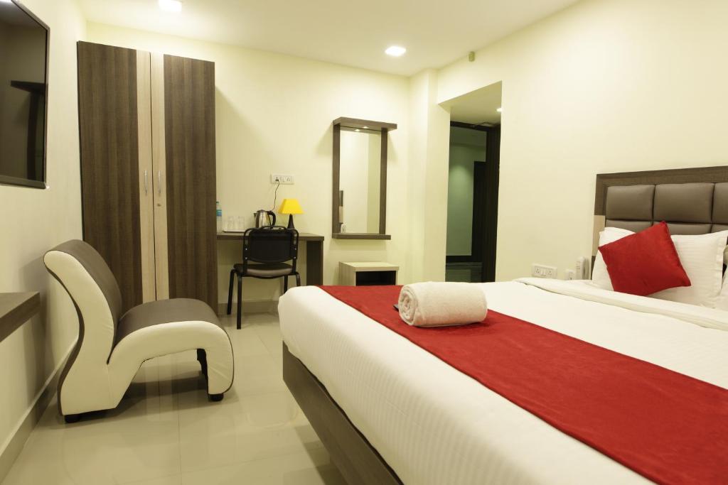 Двухместный (Улучшенный номер с кроватью размера «king-size»), Venture Park, OMR, Thoraipakkam, Chennai