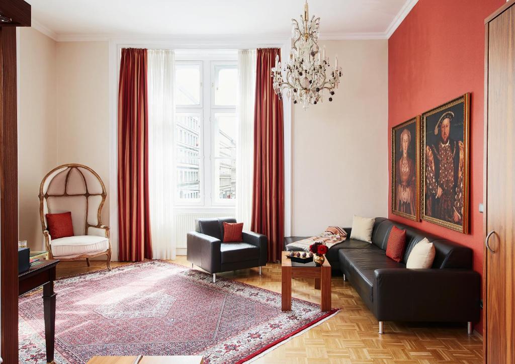 Апартаменты (Представительские апартаменты с 2 спальнями), Derag Livinghotel an der Oper