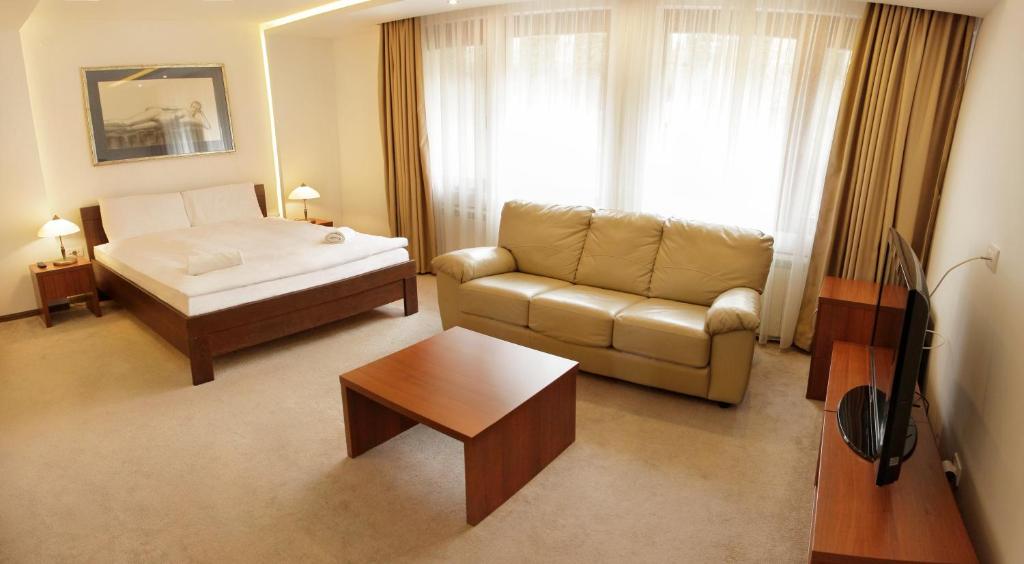 Студио (Номер-студио Делюкс с кроватью размера «king-size»), Hotel Happy