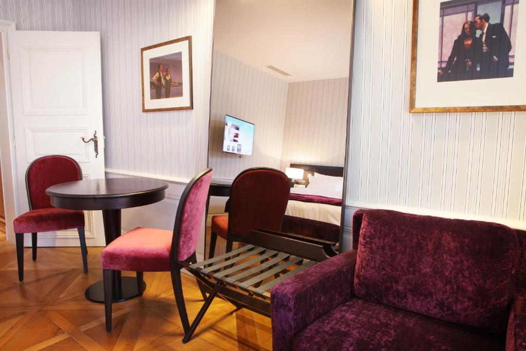 Двухместный (Двухместный номер Делюкс с 1 кроватью), Hôtel Ettenheim