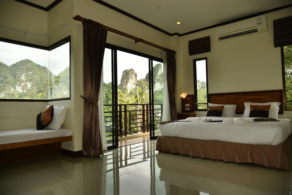 Двухместный (Улучшенный двухместный номер с 1 кроватью), Отель Khao Sok Nature Place