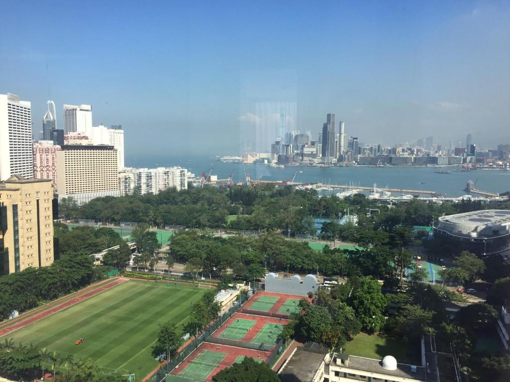 Апартаменты (Роскошные апартаменты с 1 спальней и видом на гавань), Little Tai Hang