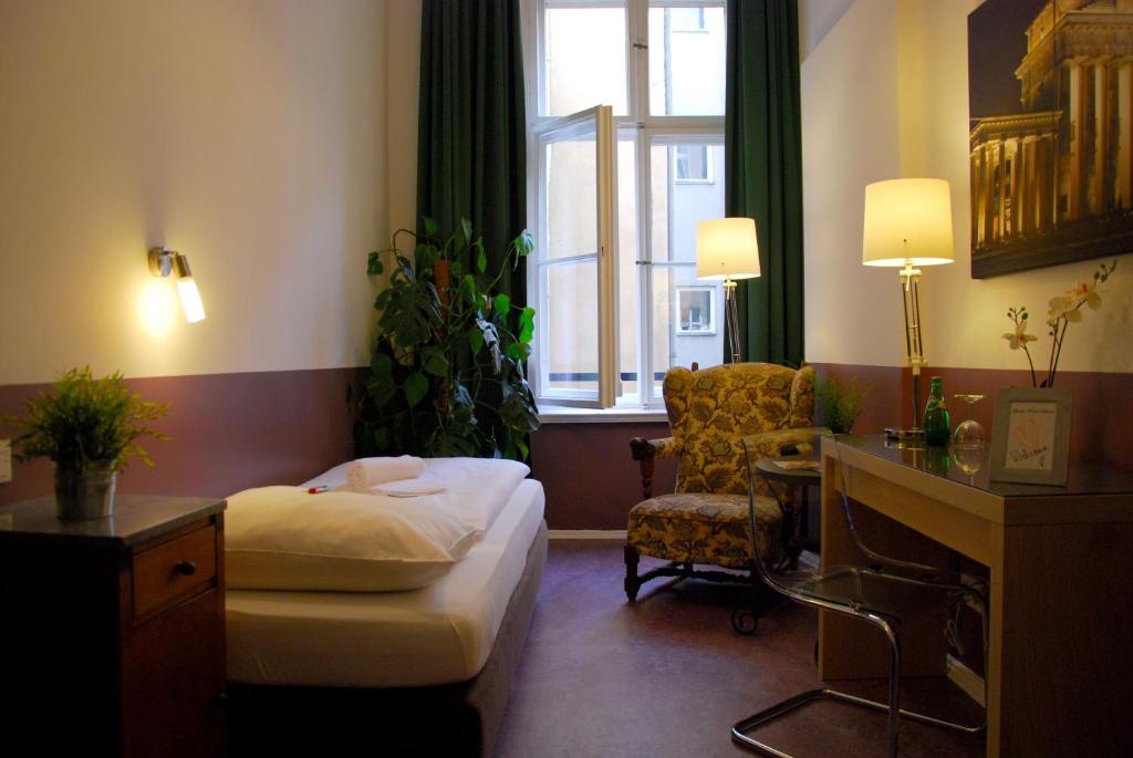 Одноместный (Одноместный номер с общей ванной комнатой), Grand Hostel Berlin