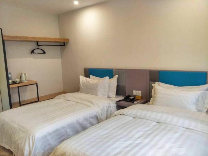 Двухместный (Двухместный номер с 2 отдельными кроватями), Motel 168 Shanghai Changping Road Branch