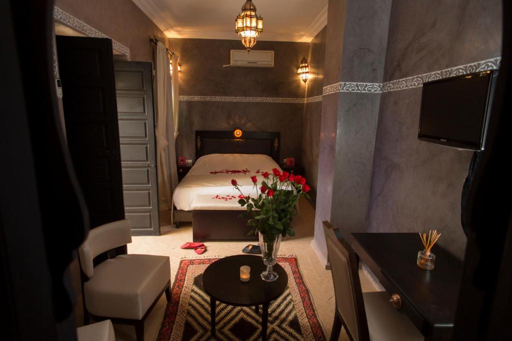 Двухместный (Улучшенный двухместный номер с 1 кроватью), Riad Rose Du Desert