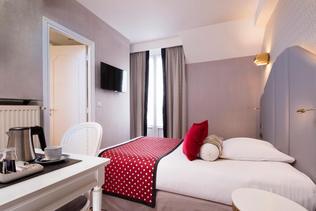 Одноместный (Одноместный номер), Hôtel Victor Hugo Paris Kléber