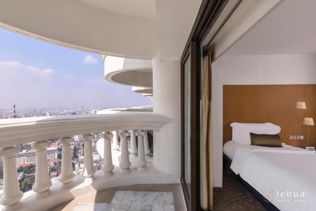Двухместный (Тауэр-клуб, право посещения лаунджа, вид на город), Отель Tower Club At lebua