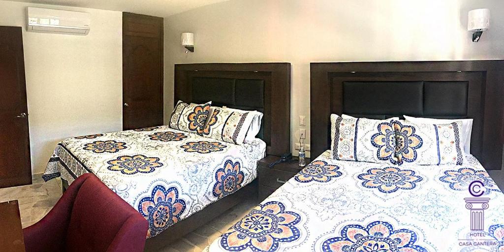 Четырехместный (Стандартный номер с двумя кроватями размера «queen-size»), Hotel Casa Cantera