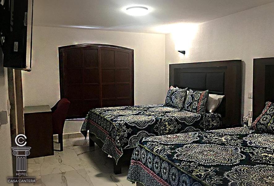 Четырехместный (Стандартный номер с двумя кроватями размера «queen-size»), Hotel Casa Cantera