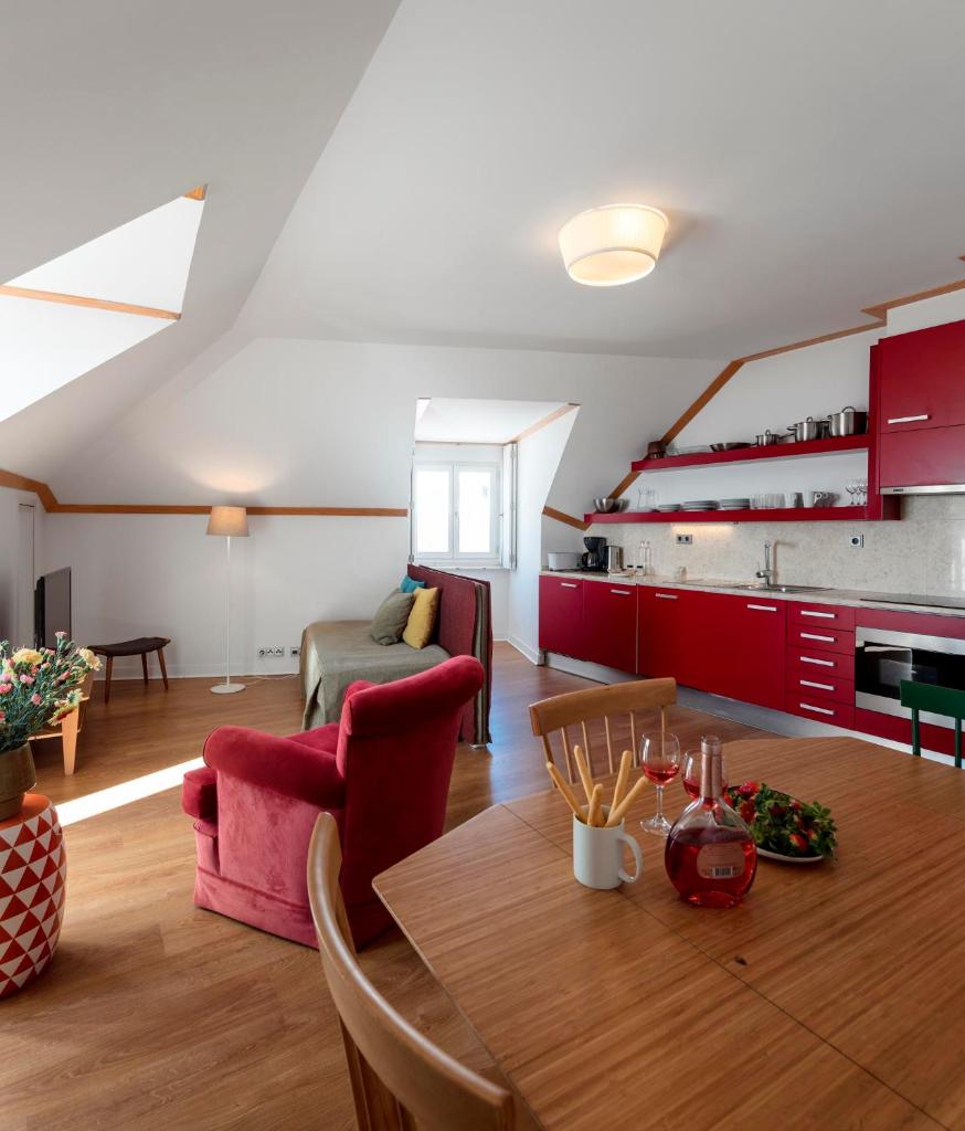 Апартаменты (Апартаменты с 1 спальней), Palácio Camões - Lisbon Serviced Apartments