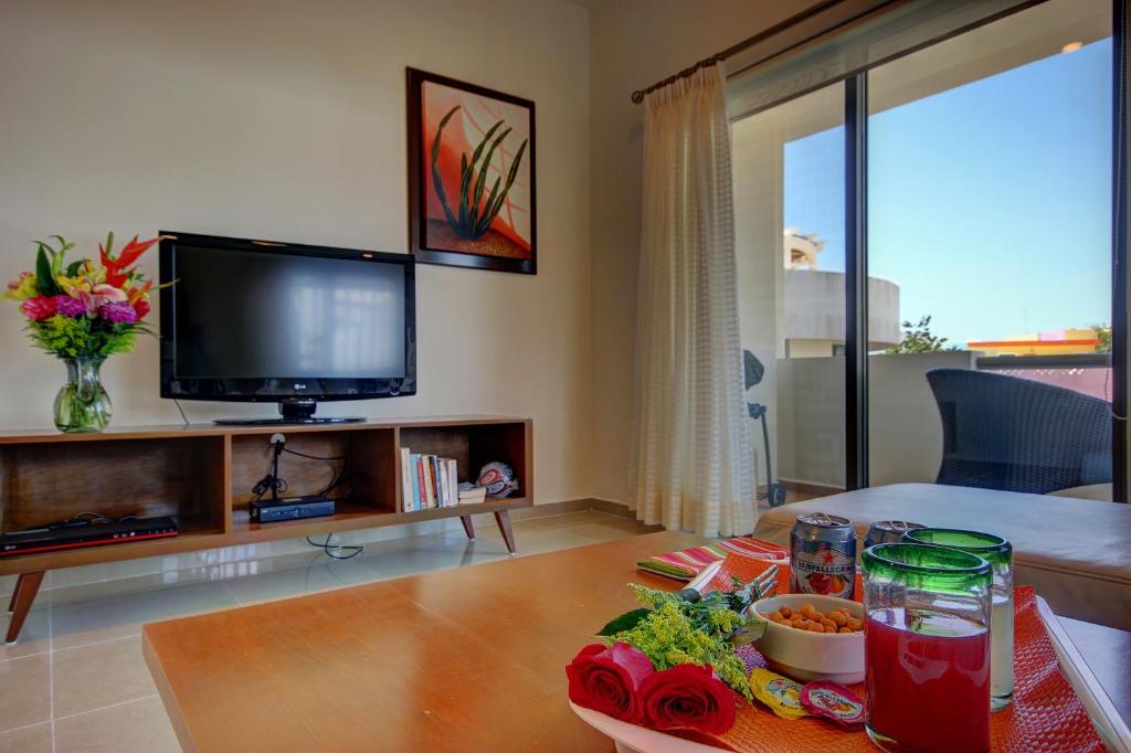 Апартаменты (Апартаменты Palmar с 2 спальнями, вид на 5-ю Авеню), Riviera Maya Suites