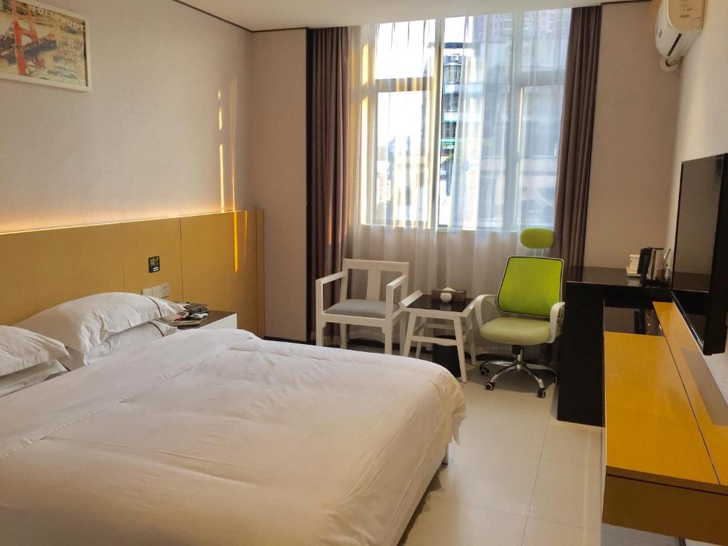 Двухместный (Двухместный номер Делюкс с 1 кроватью), Shang Yuan Chain Hotel Shang Xia Jiu Branch