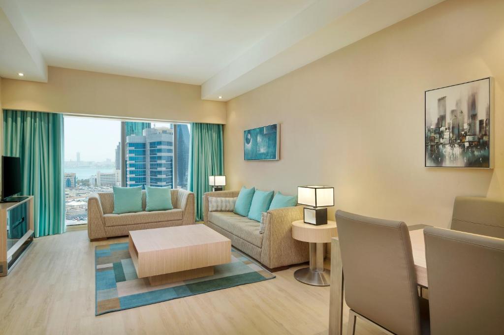 Апартаменты (Апартаменты с 1 спальней и видом на город), Wyndham Doha West Bay