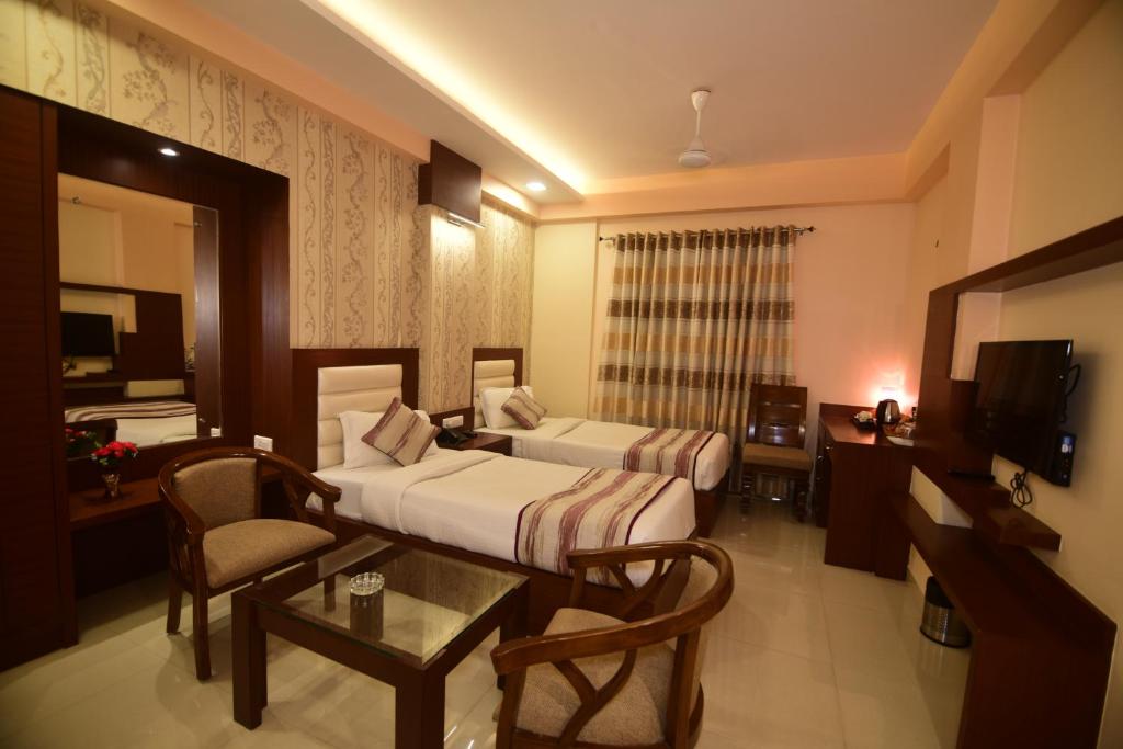 Двухместный (Двухместный номер Делюкс с 1 кроватью), Hotel Varanasi Inn