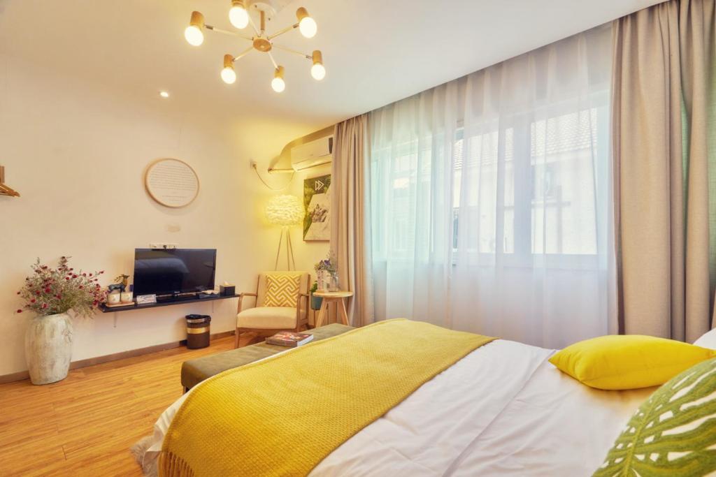 Двухместный (Двухместный номер Делюкс A), Hangzhou Jingjing Home Boutique Inn